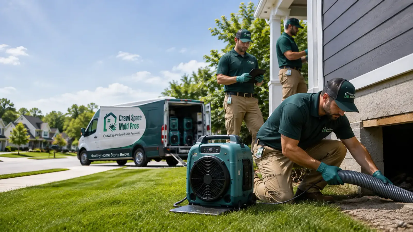 Crawl Space Mold Removal in Middletown, CA